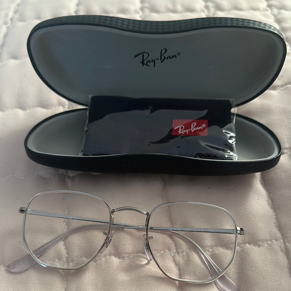 Ray-Ban Silver Eyeglasses